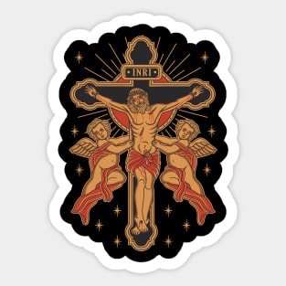 Jesus Traditional Tatto T-Shirt Sticker